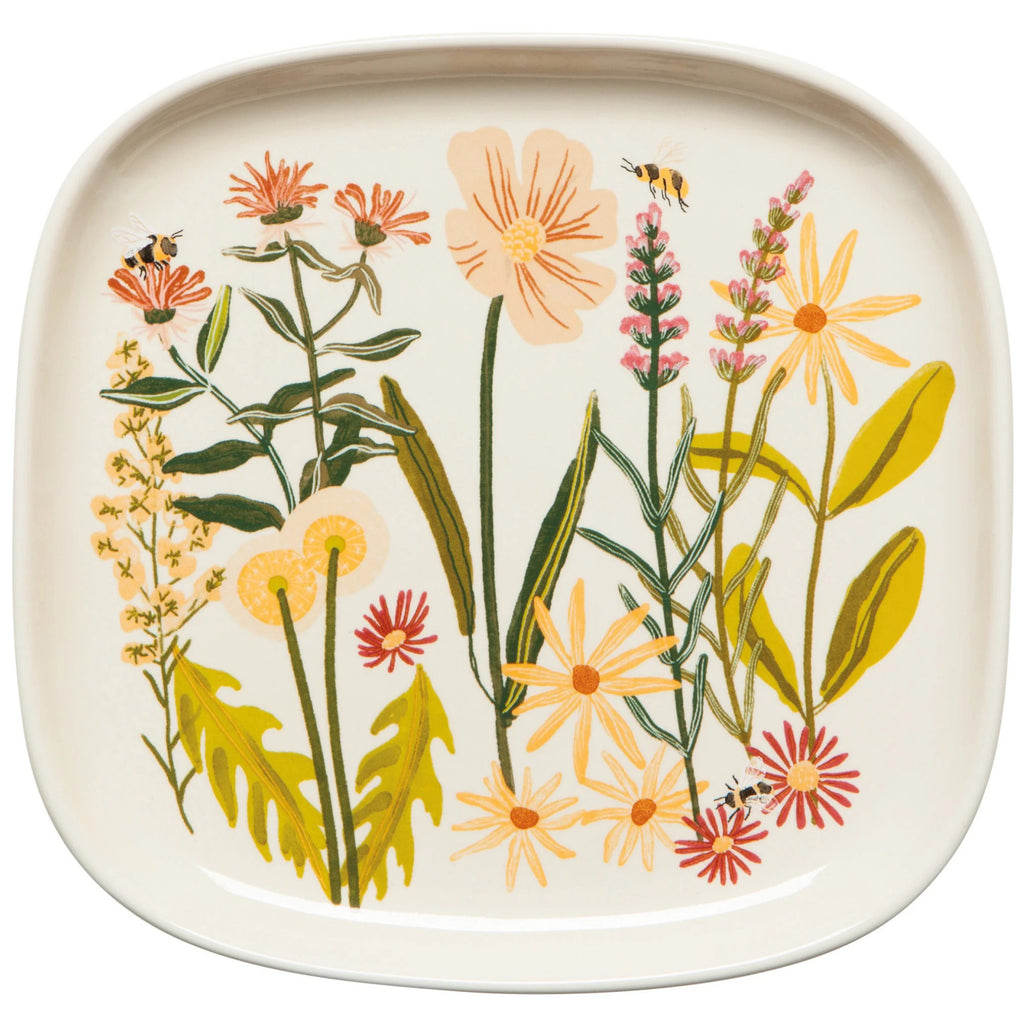 Bees & Blooms Shaped Dish.