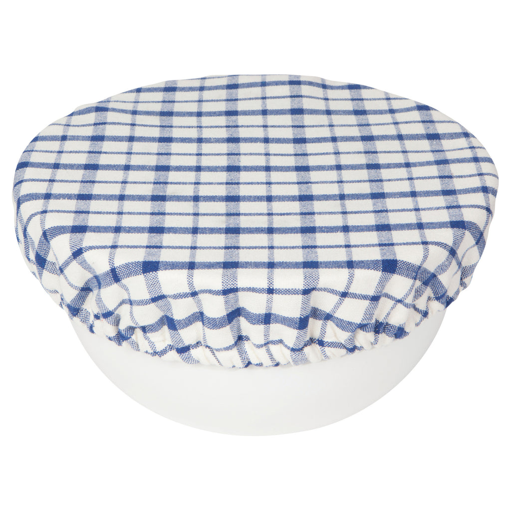 Belle Plaid Bowl Covers Set of 2 on bowl
