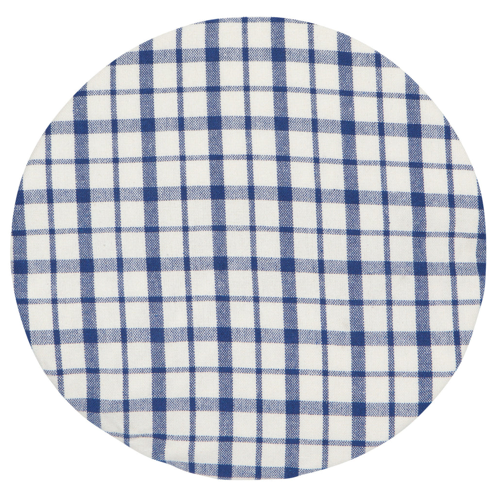 Belle Plaid Bowl Covers Set of 2 top view