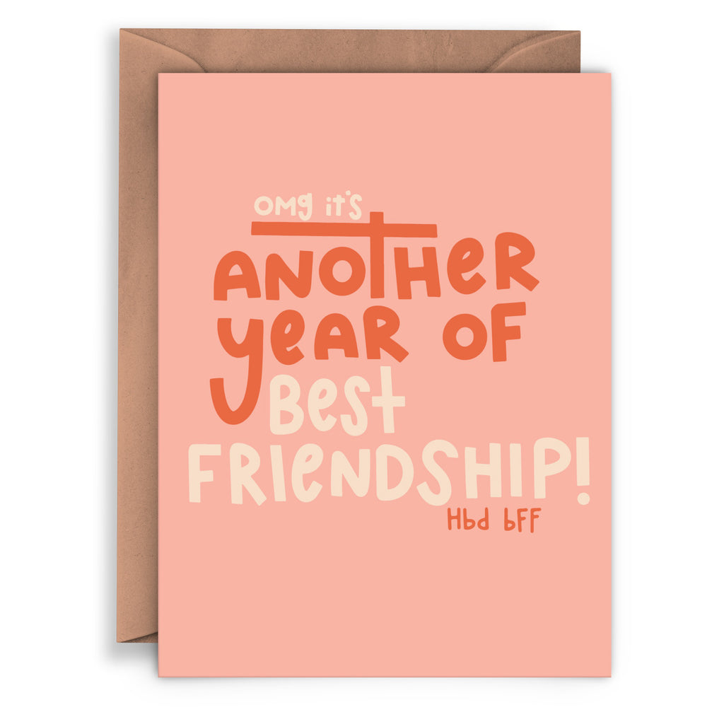 Best Friendship BFF Birthday Card