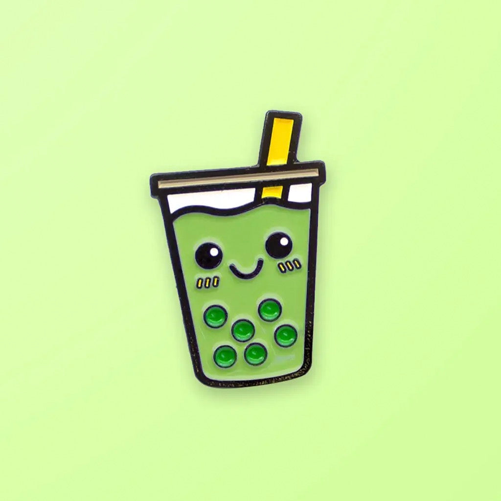 Best-Tea Boba Tea Pin Green