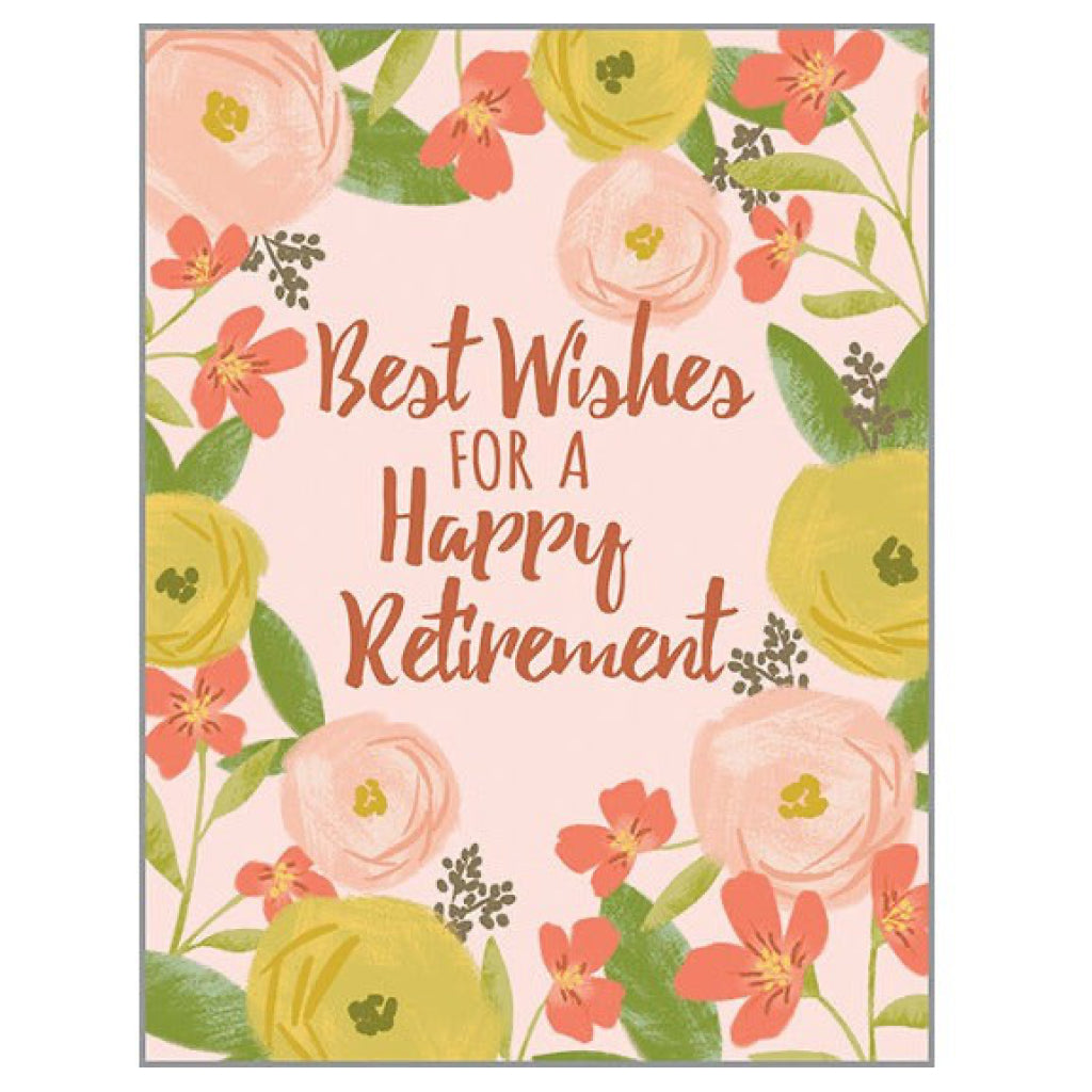 Best Wishes For A Happy Retirement Card