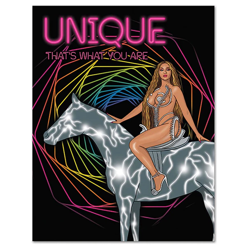 Beyonce Renaissance Unique Birthday Card