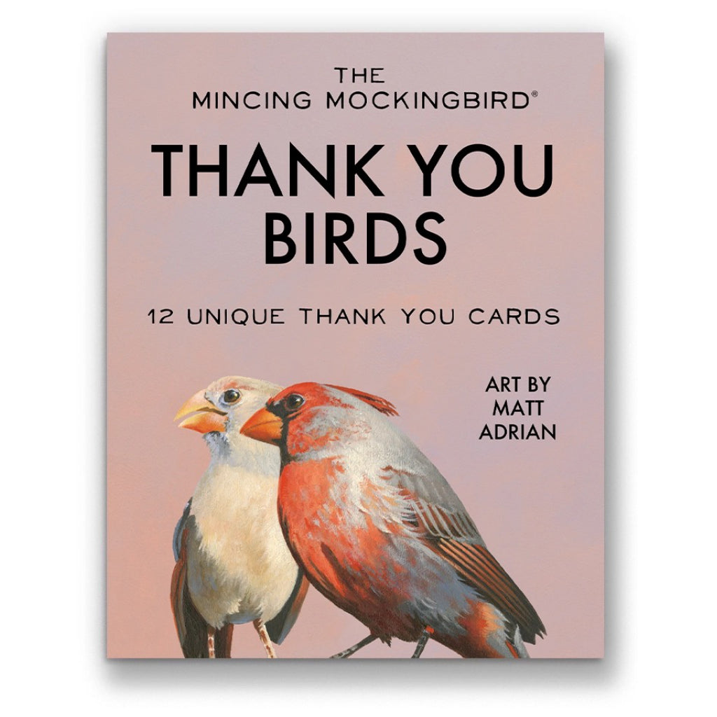 Bird Thank You Boxed Cards By Matt Adrian .