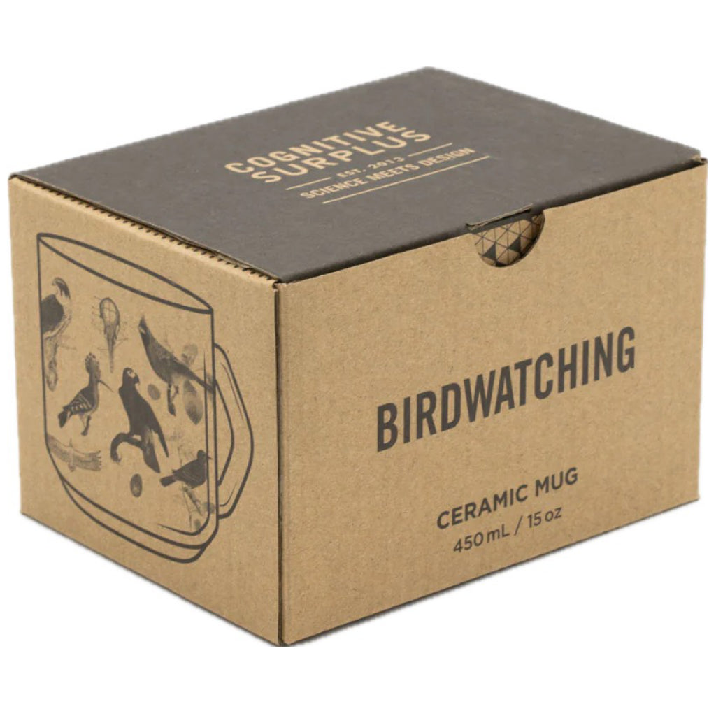 Birds Ceramic Mug 15 oz packaging.