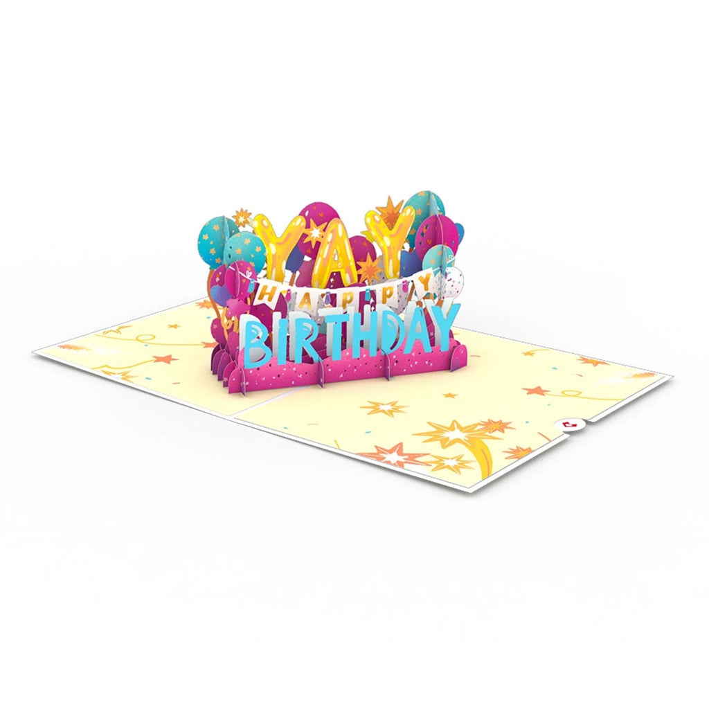 Birthday Celebration 3D Pop Up Card