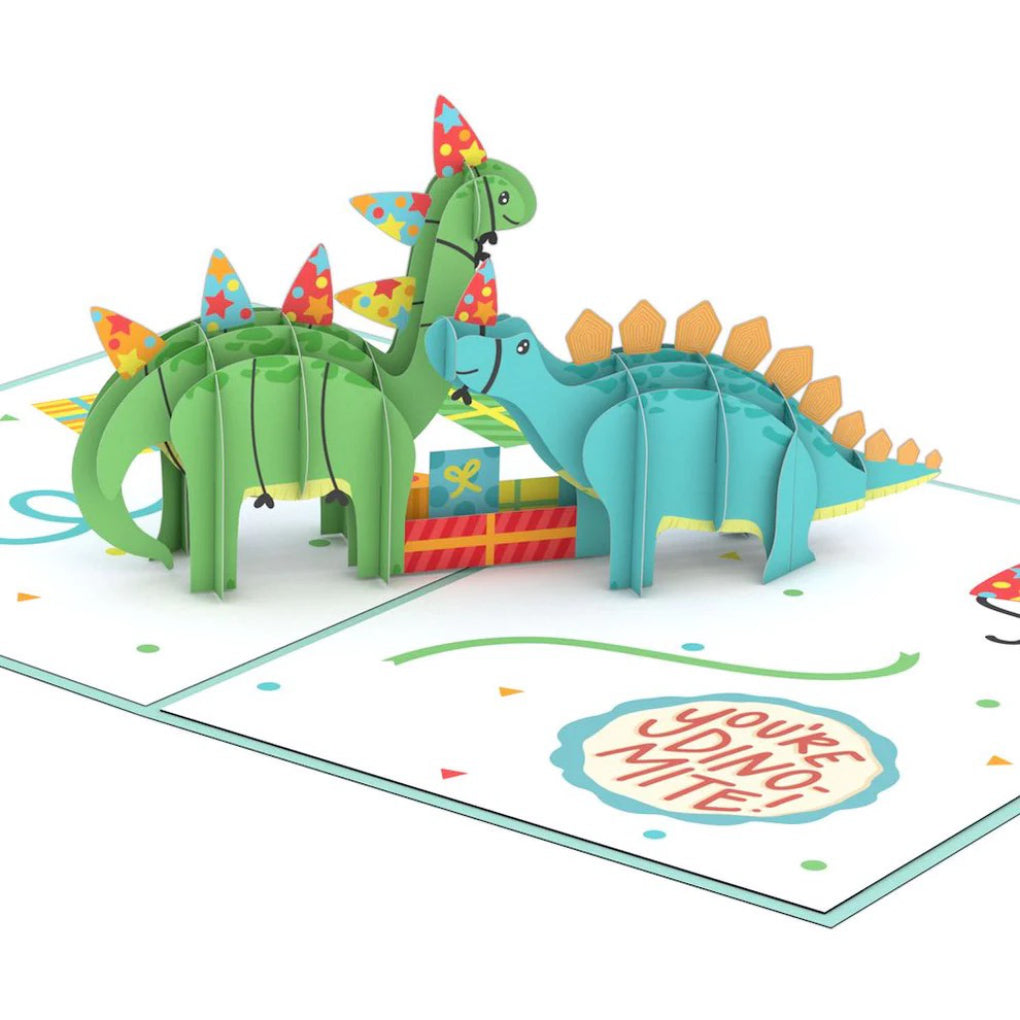 Birthday Dinosaurs Pop Up Birthday Cards.