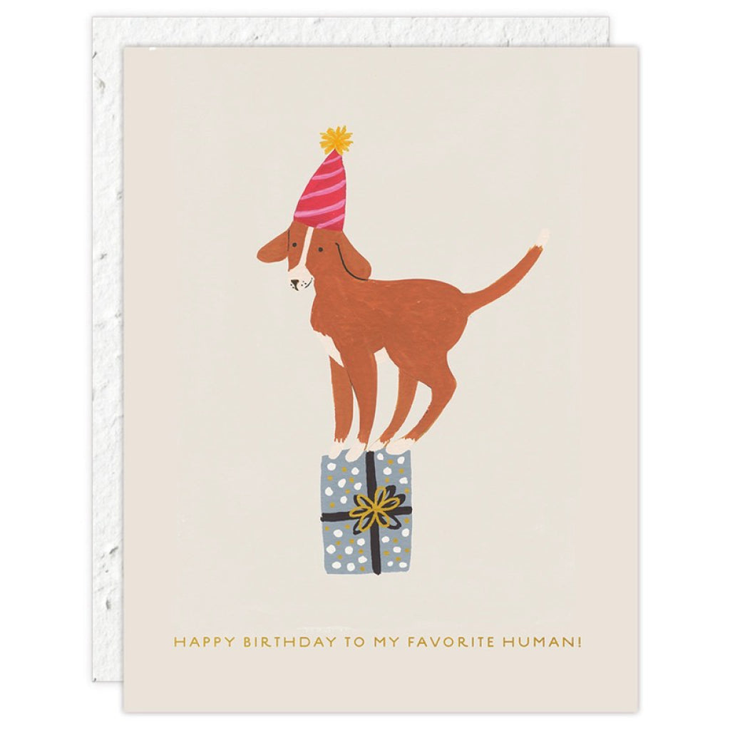 Birthday Dog Plantable Birthday Card.