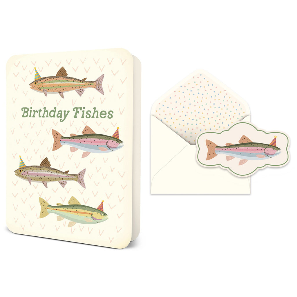 Birthday Fishes Birthday Card.