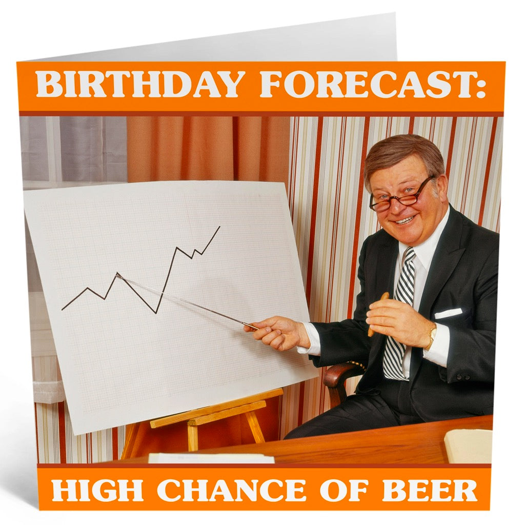 Birthday Forecast Beer Card
