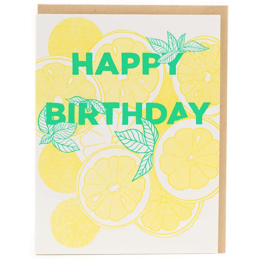Birthday Lemons Card.