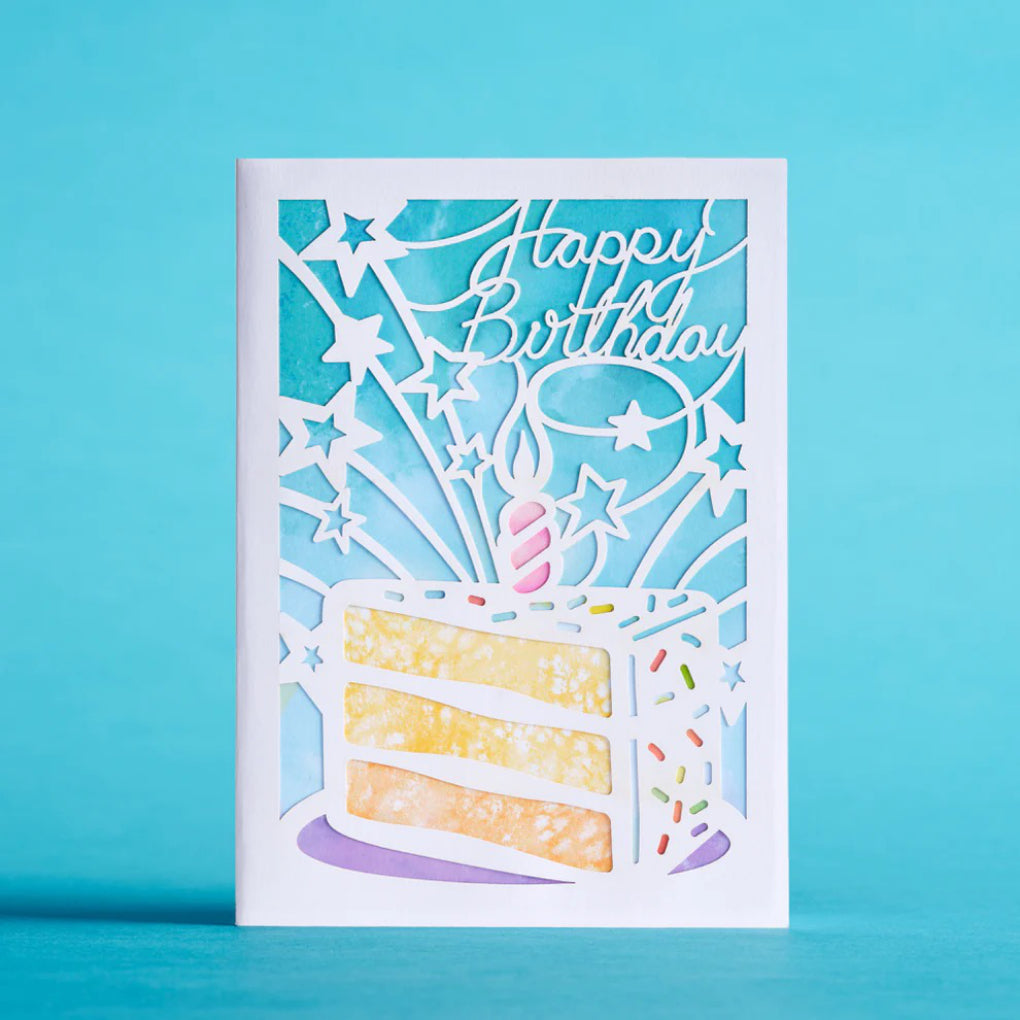 Birthday Sprinkles Cake Slice: Lovepop Moments� Card.
