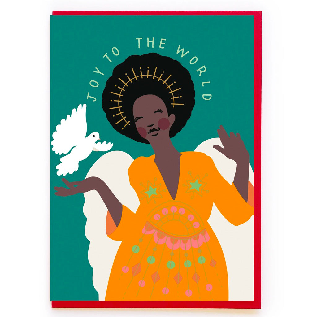 Angel Joy To The World Card | Noi Publishing – Outer Layer