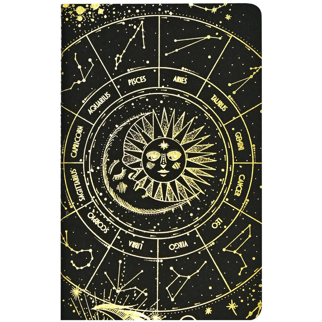 Black Celestial Jotter Notebooks.