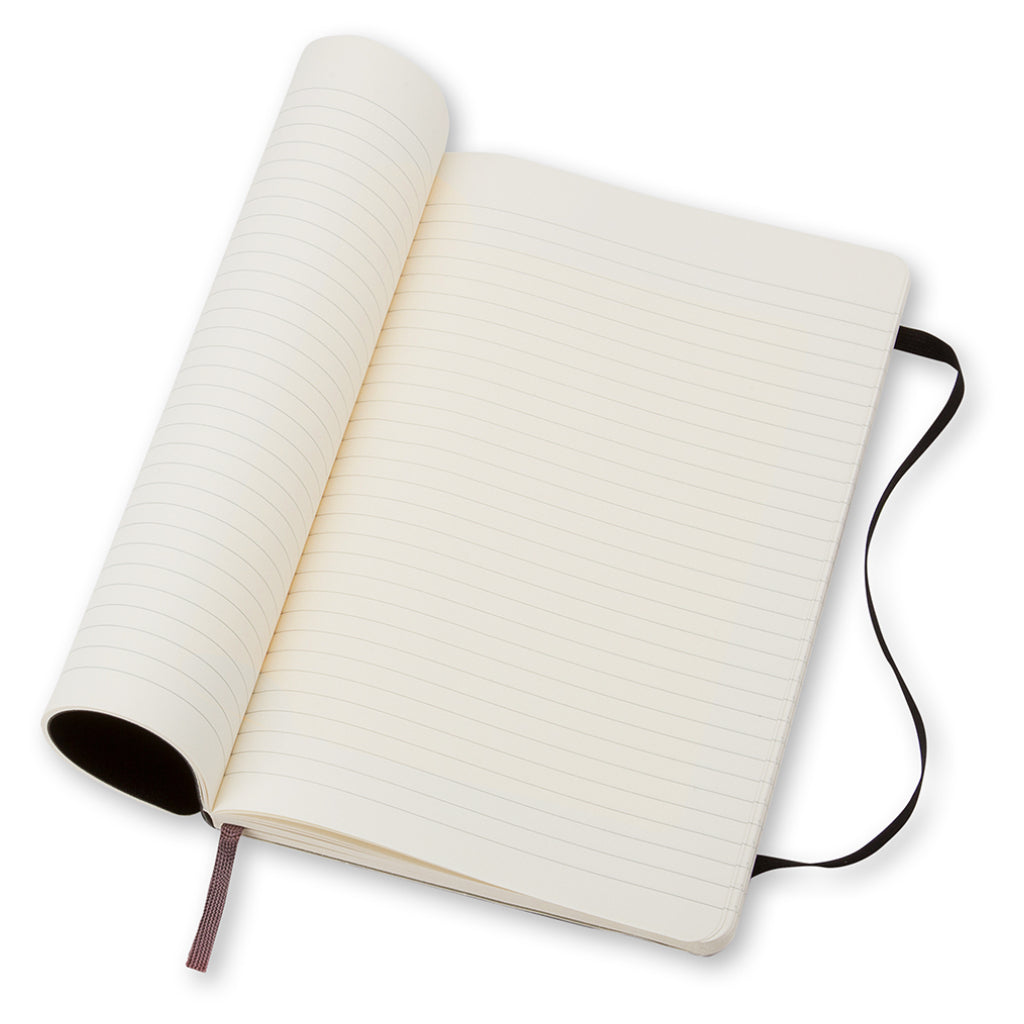 Black Ruled Pocket Soft Cover Classic Notebook Pages