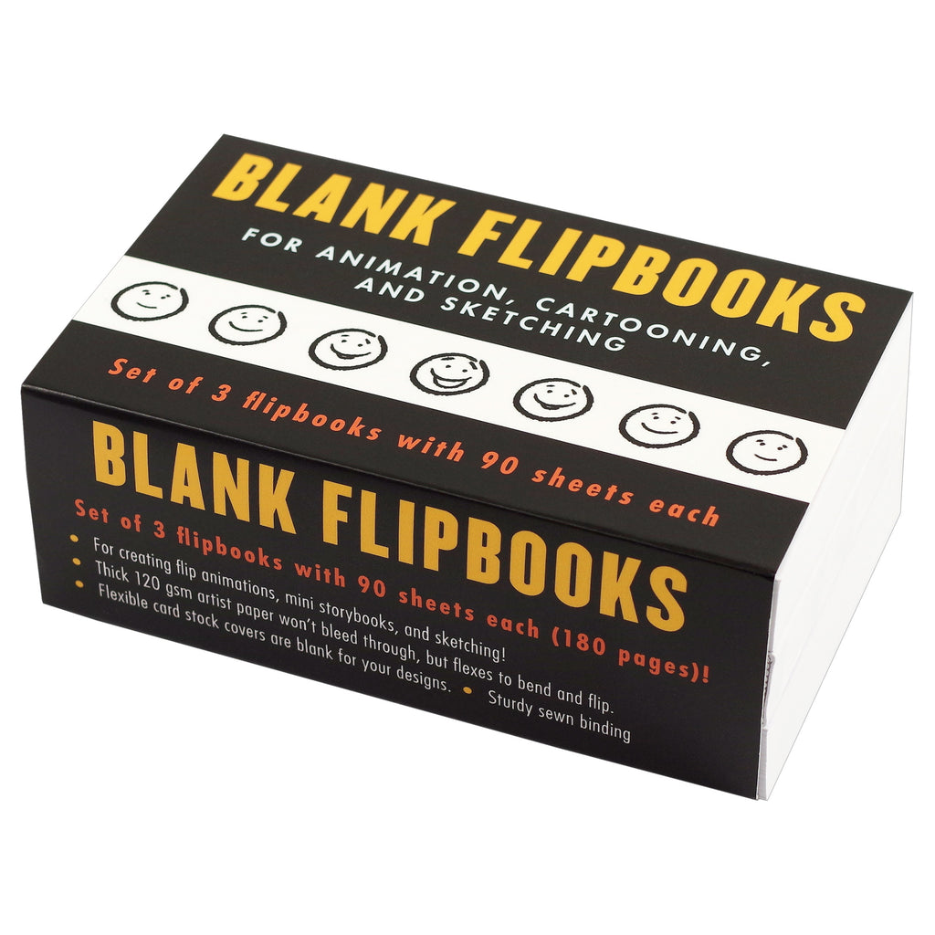 Blank Flipbooks 3 Pack