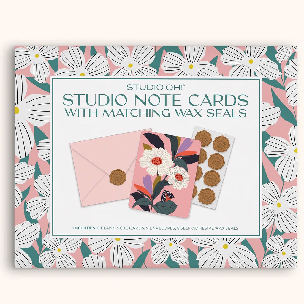Blooming Reflections Studio Note Card Set.