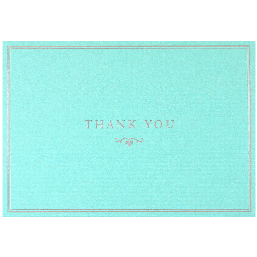 Blue Elegance Boxed Thank You Cards.
