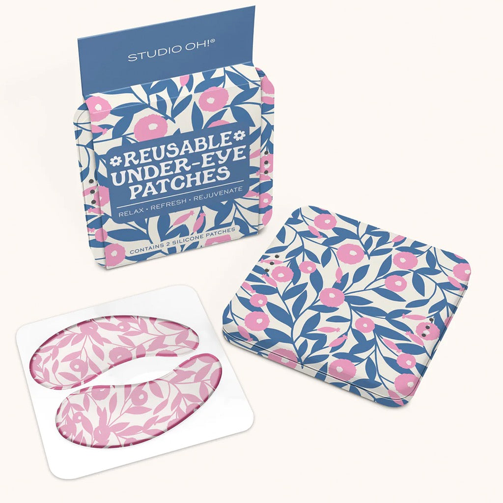 Blushing Dahlias Reusable Under-Eye Patches contents.