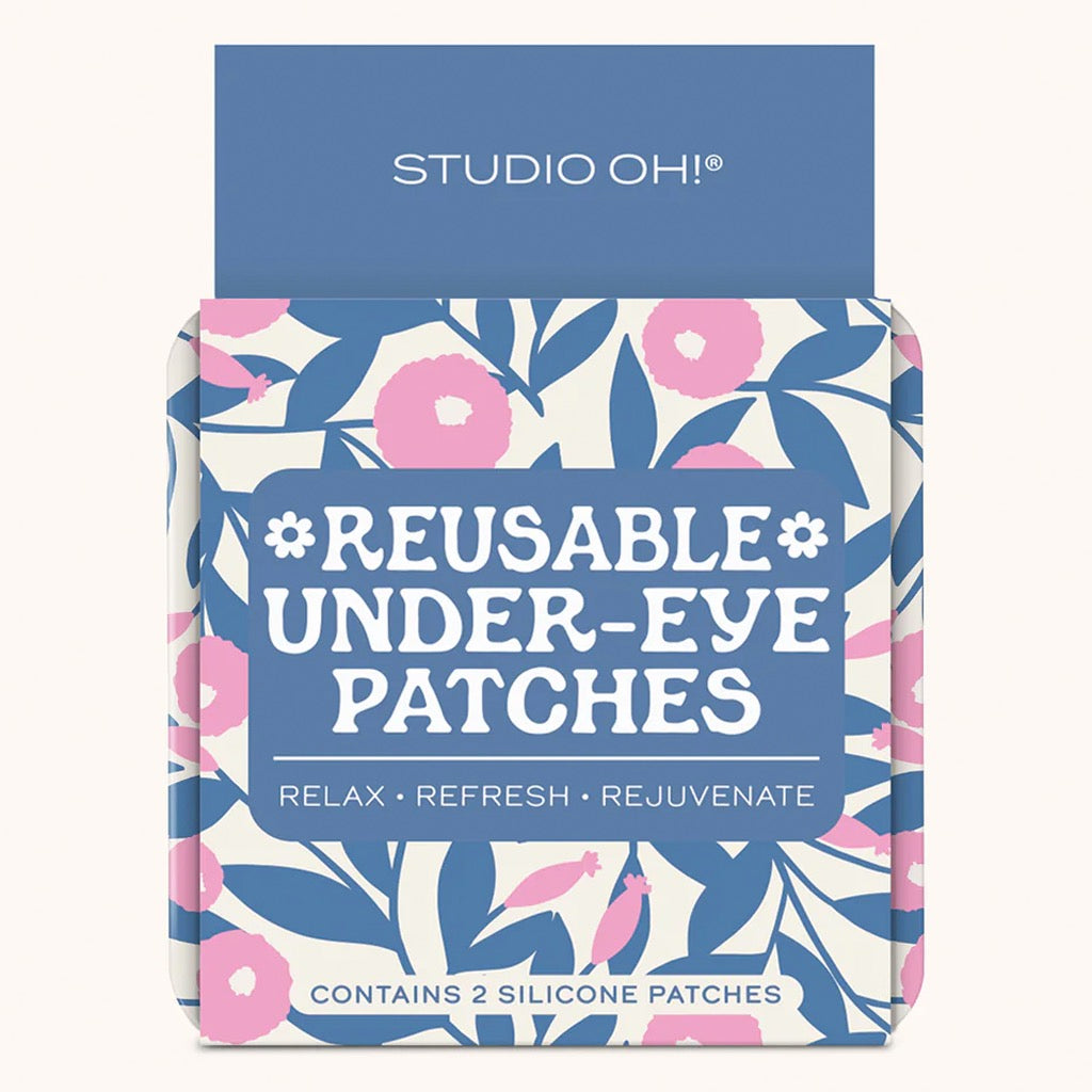 Blushing Dahlias Reusable Under-Eye Patches.