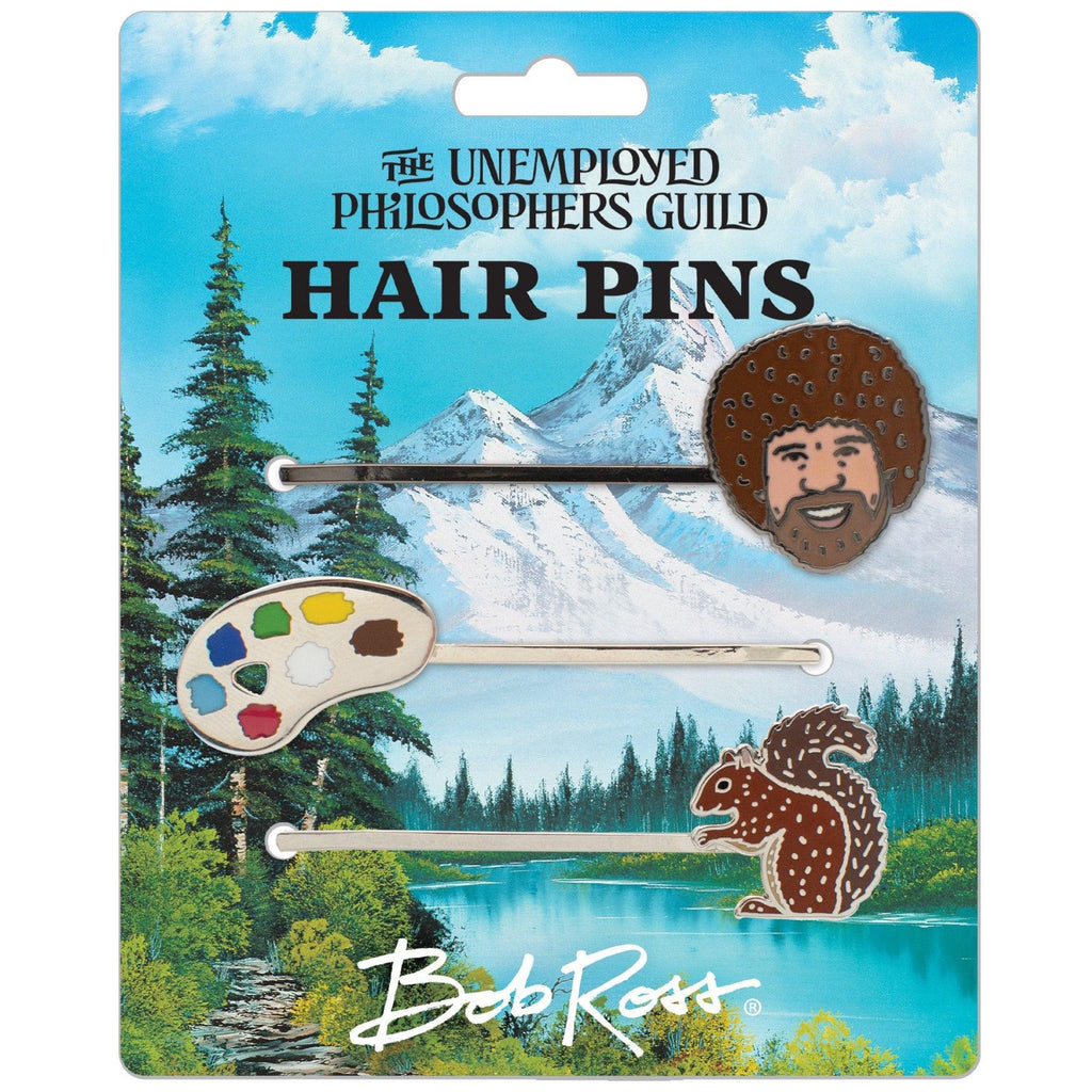 Bob Ross Hair Pins.