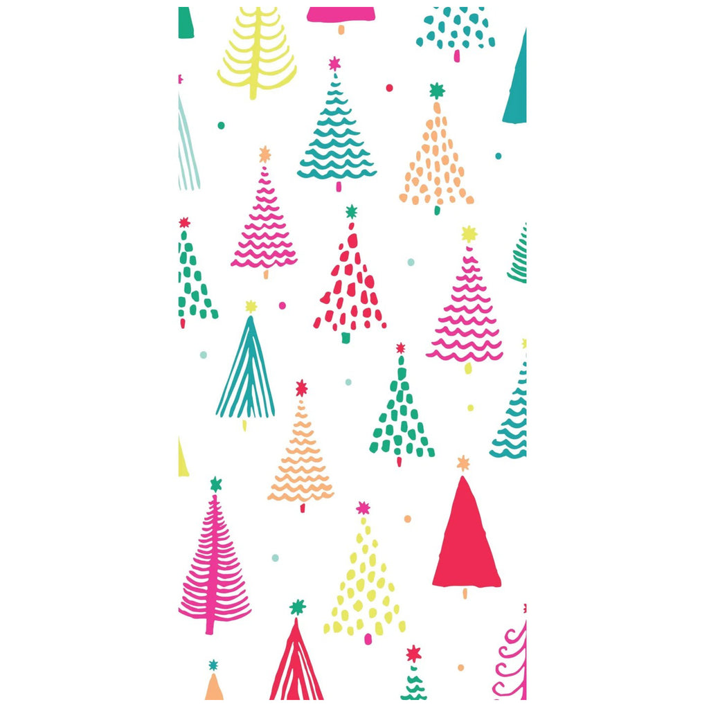 Bold Bright Painted Trees Tissue Paper.