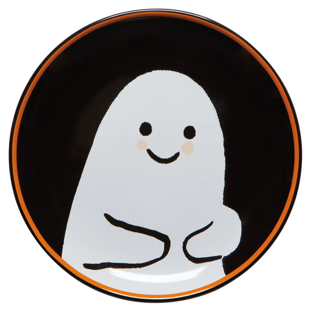 Boo Crew ghost appetizer plate.