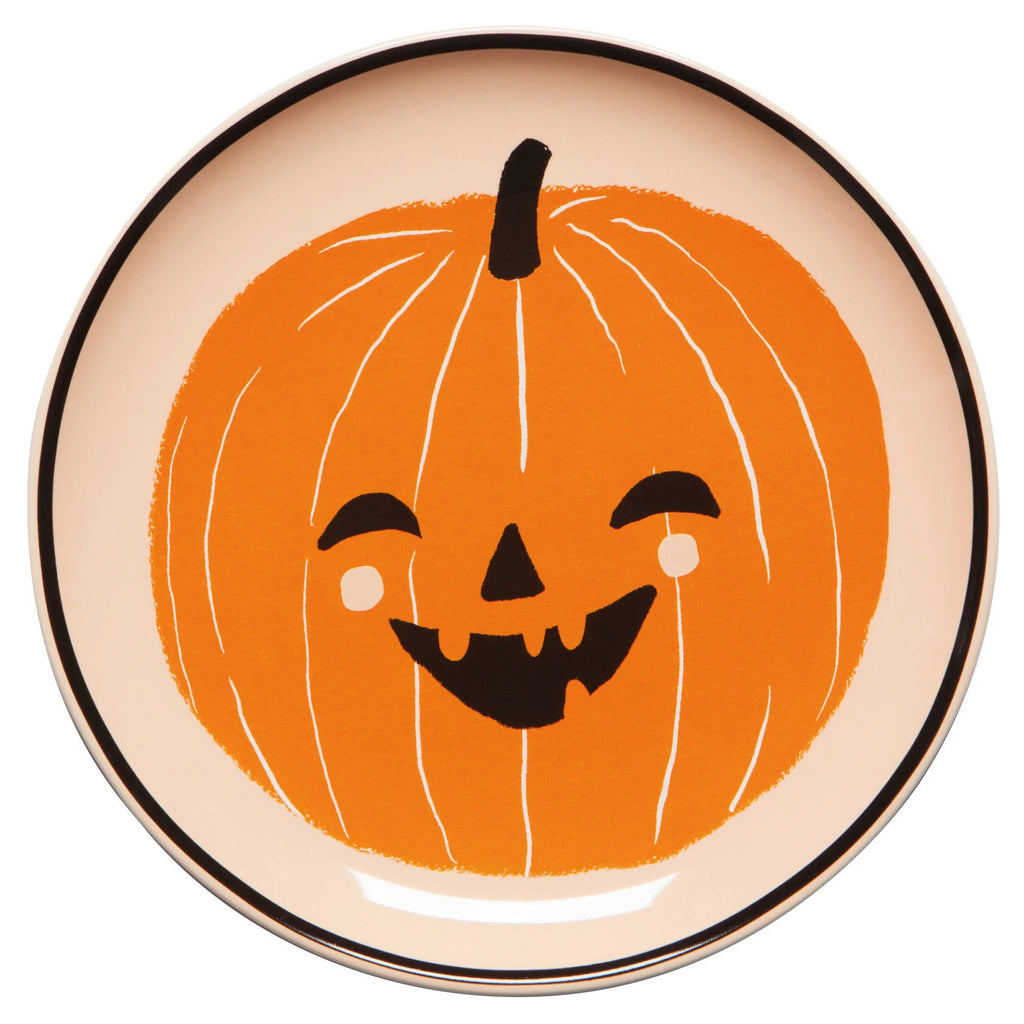 Boo Crew pumpkin appetizer plate.