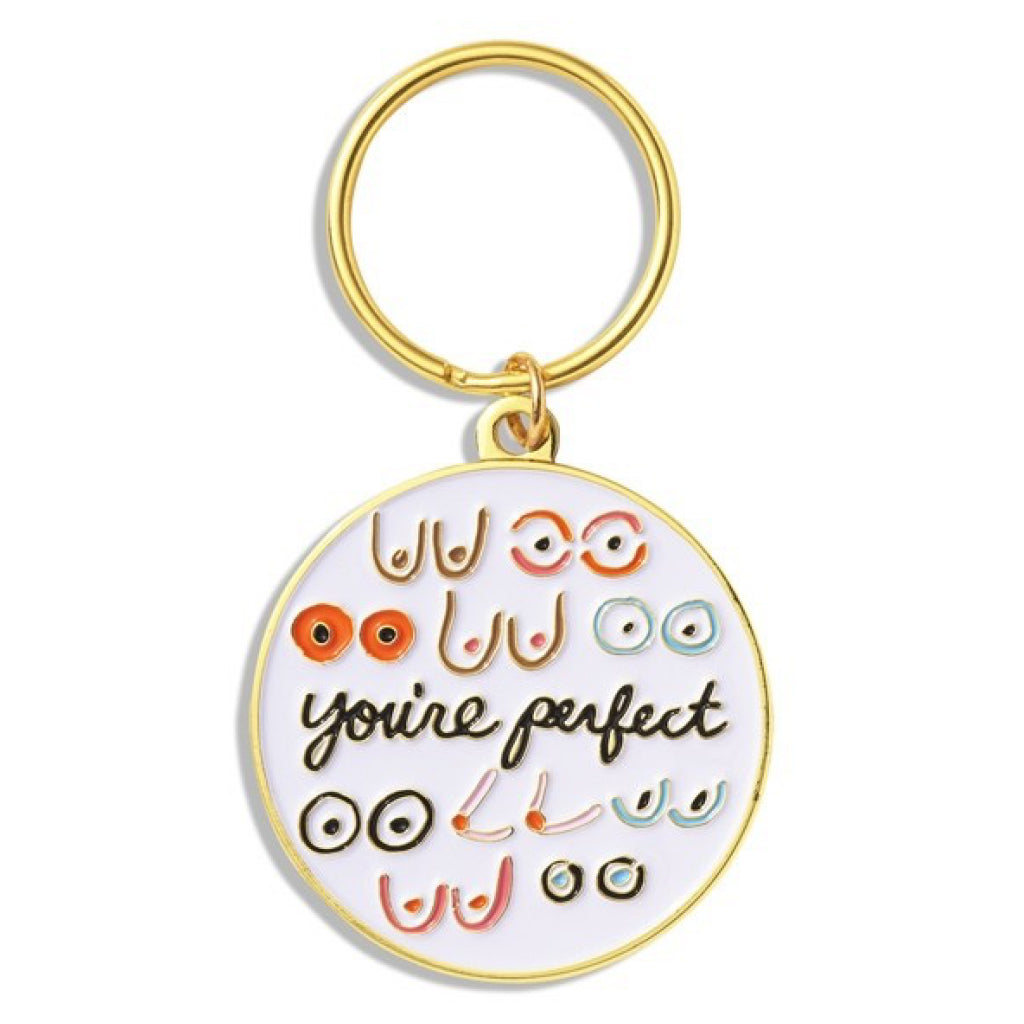 Boobs Youre Perfect Keychain