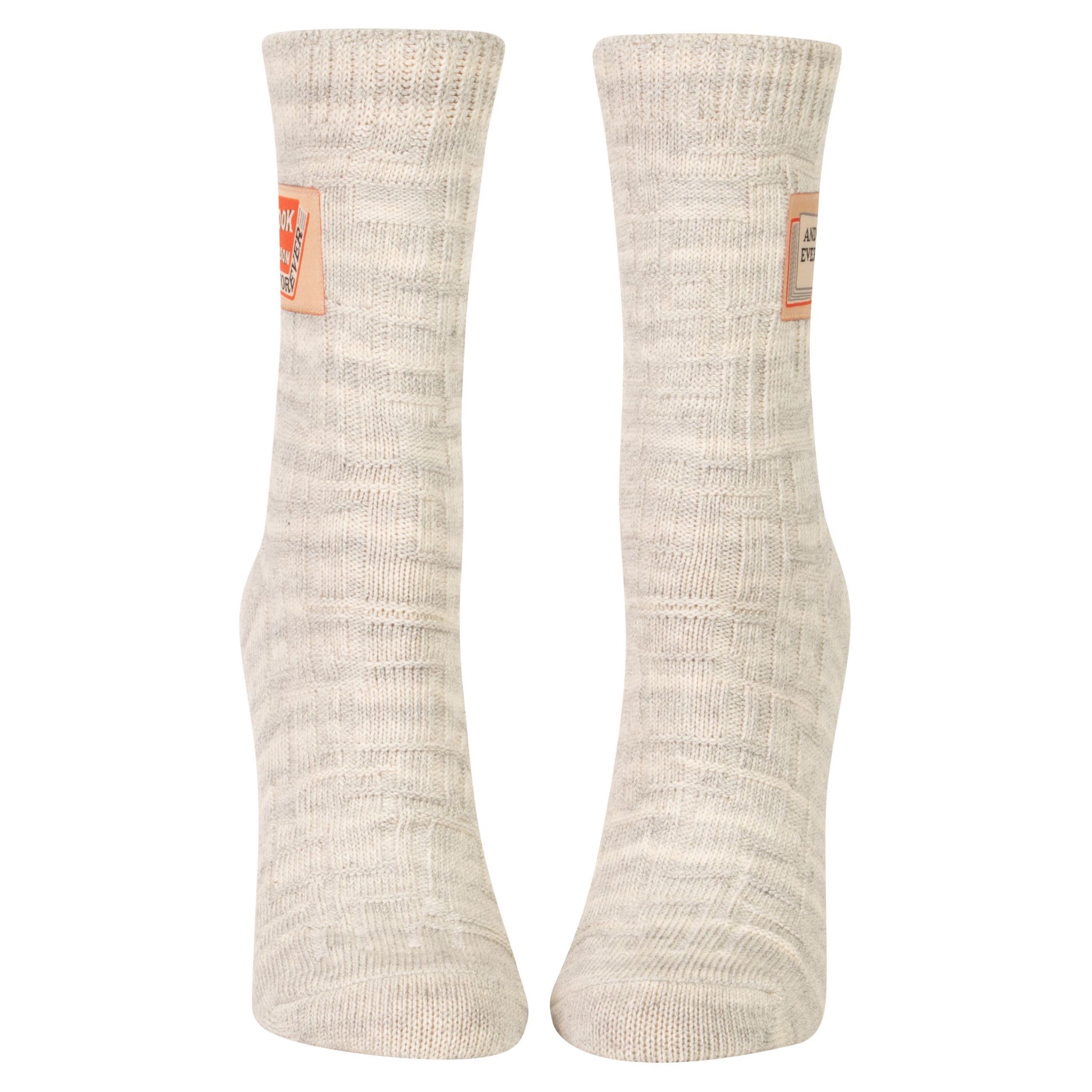 Book Person Forever Tag Socks | Blue Q – Outer Layer