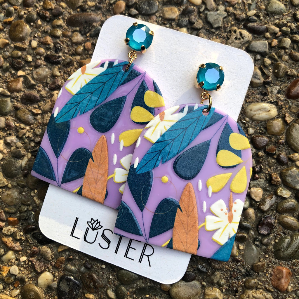 Botanical Babe Unique Statement Earrings