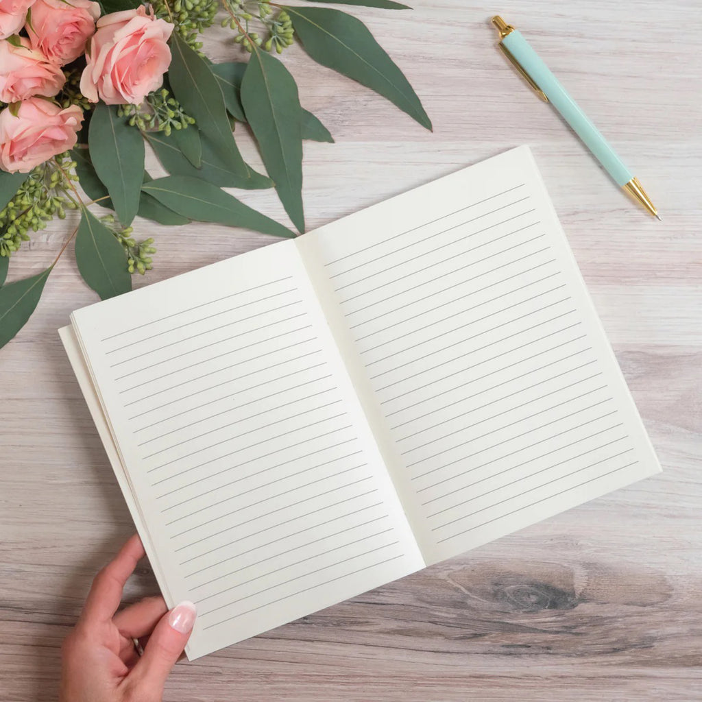 Botanical Serenity Duplex Journal open.