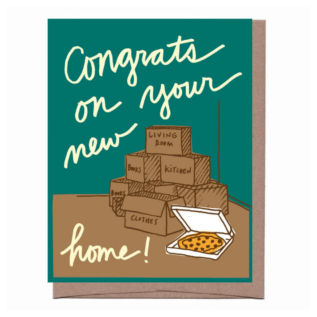 Boxes  Pizza New Home Card
