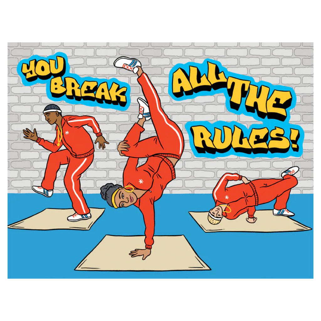 Breakdance Birthday Card | The Found – Outer Layer