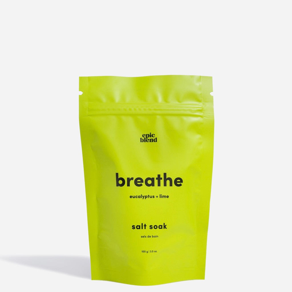 Breathe Bath Salt Soak 100g