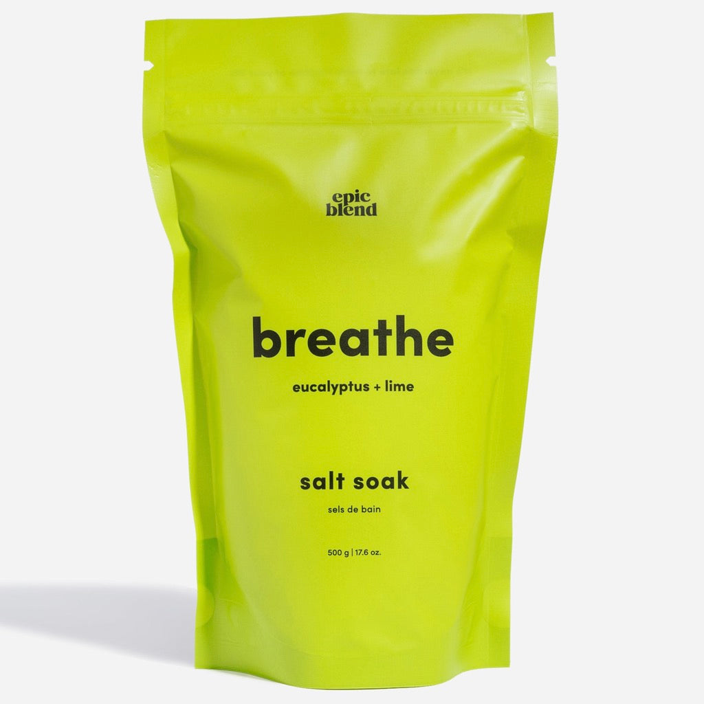 Breathe Bath Salt Soak 500g