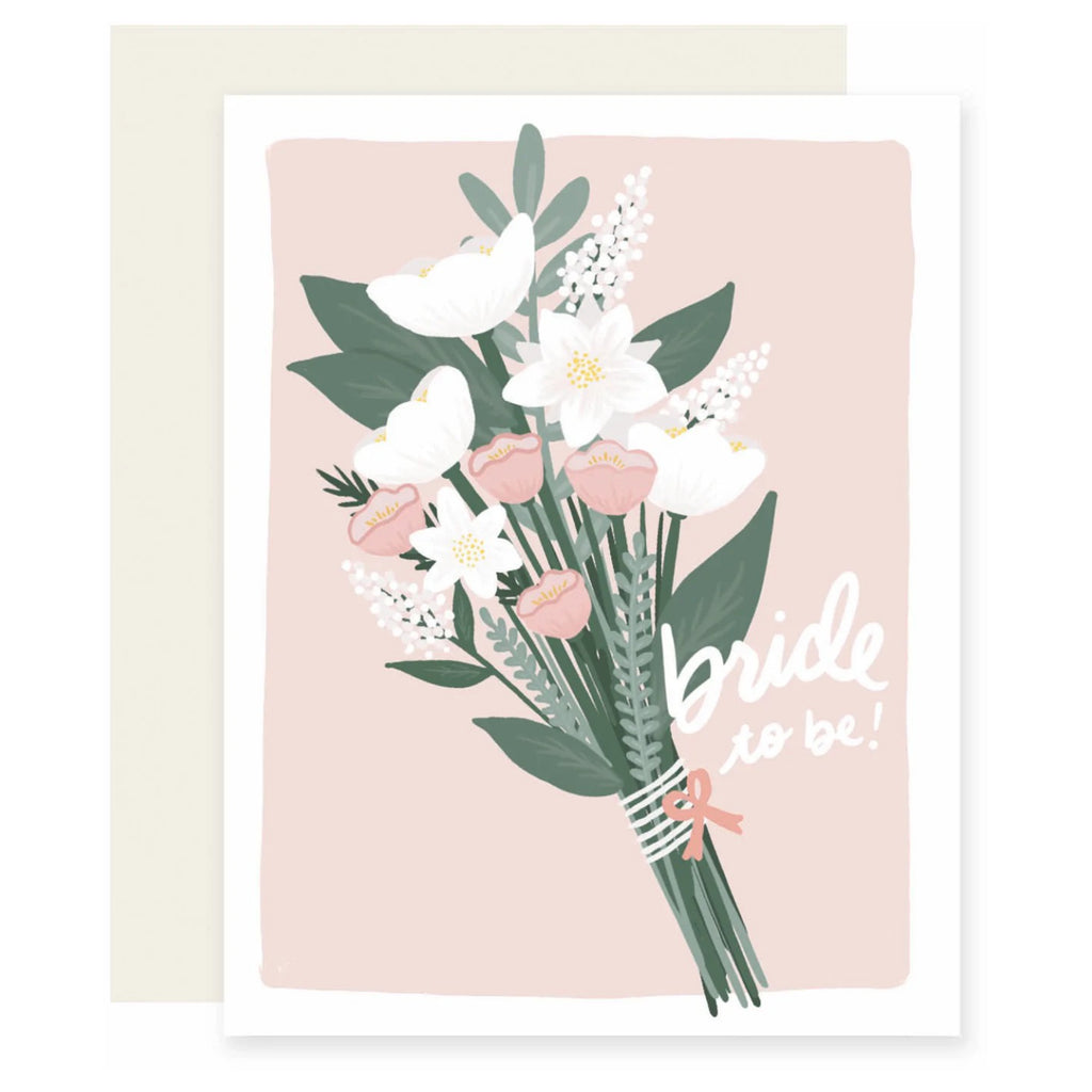 Bride To Be Bouquet Card