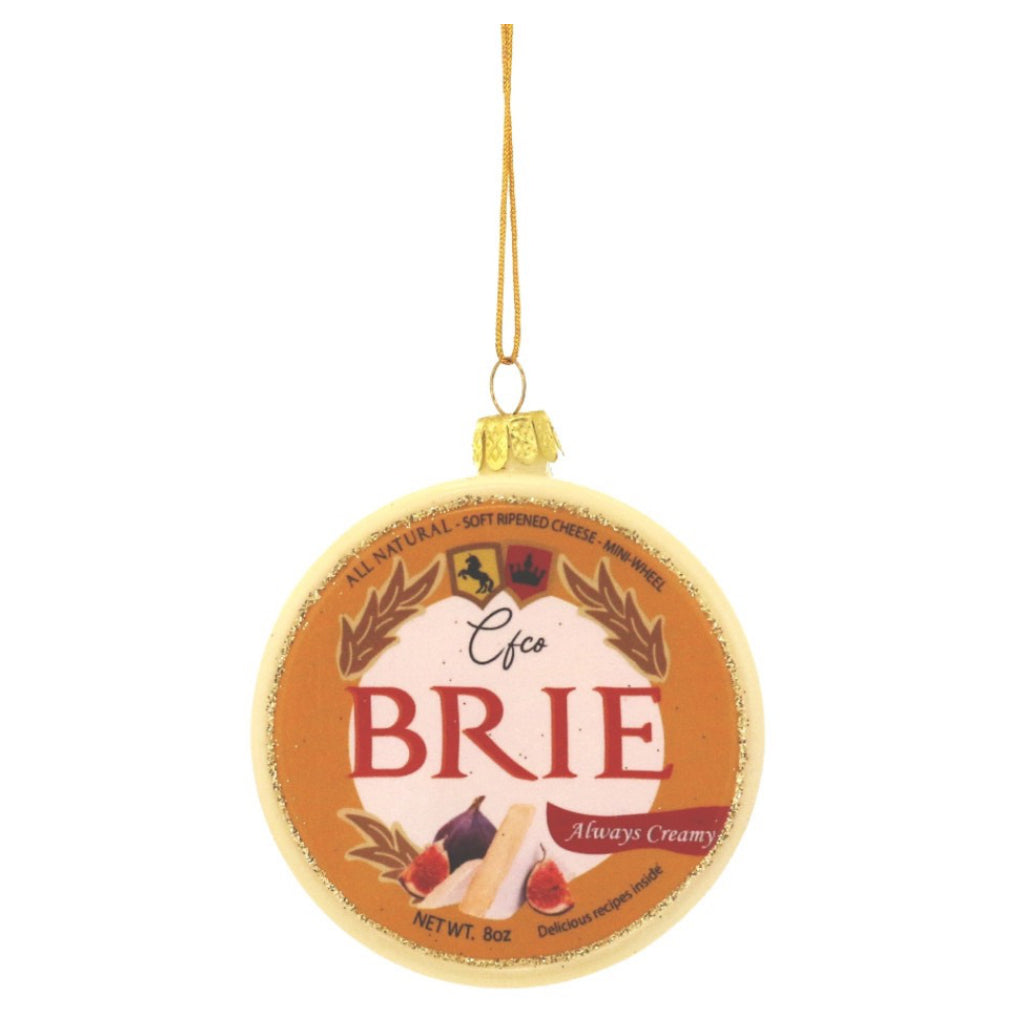 Brie Cheese Wheel Ornament