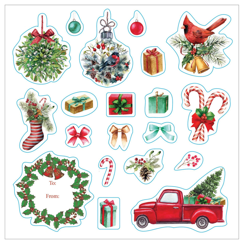 Bright  Merry Christmas Sticker Book Stickers Sample Page 4