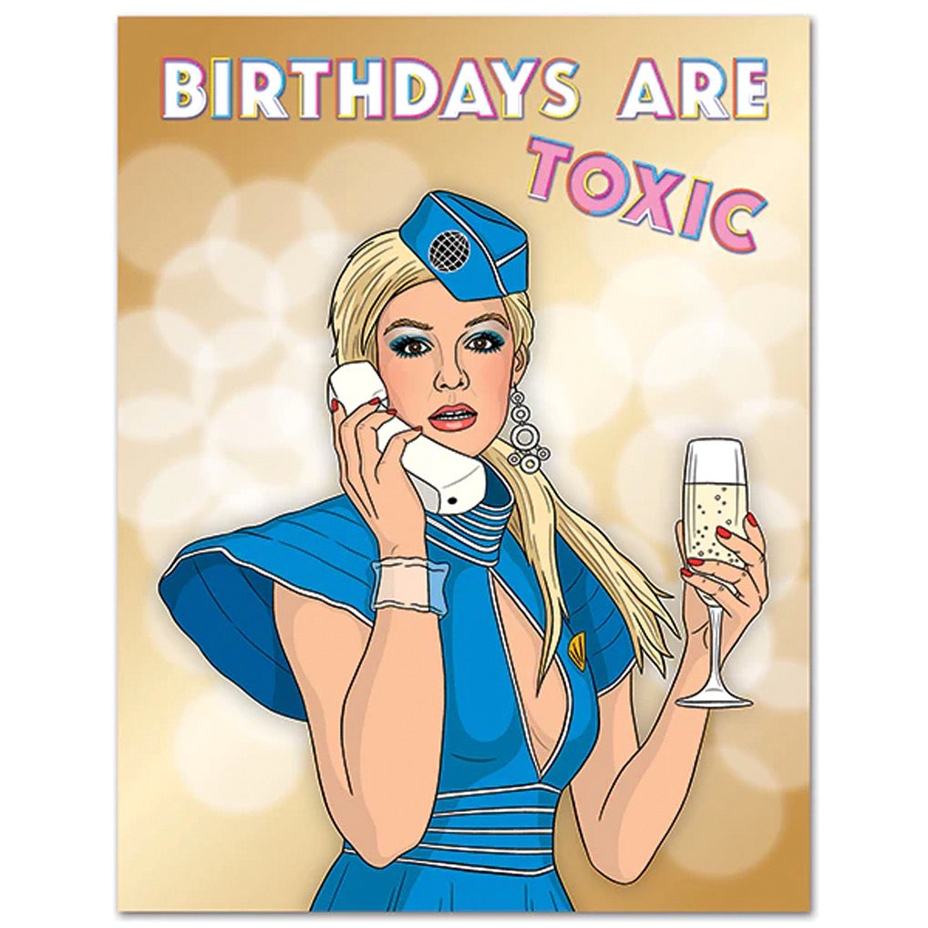 Britney Spears Toxic Birthday Card