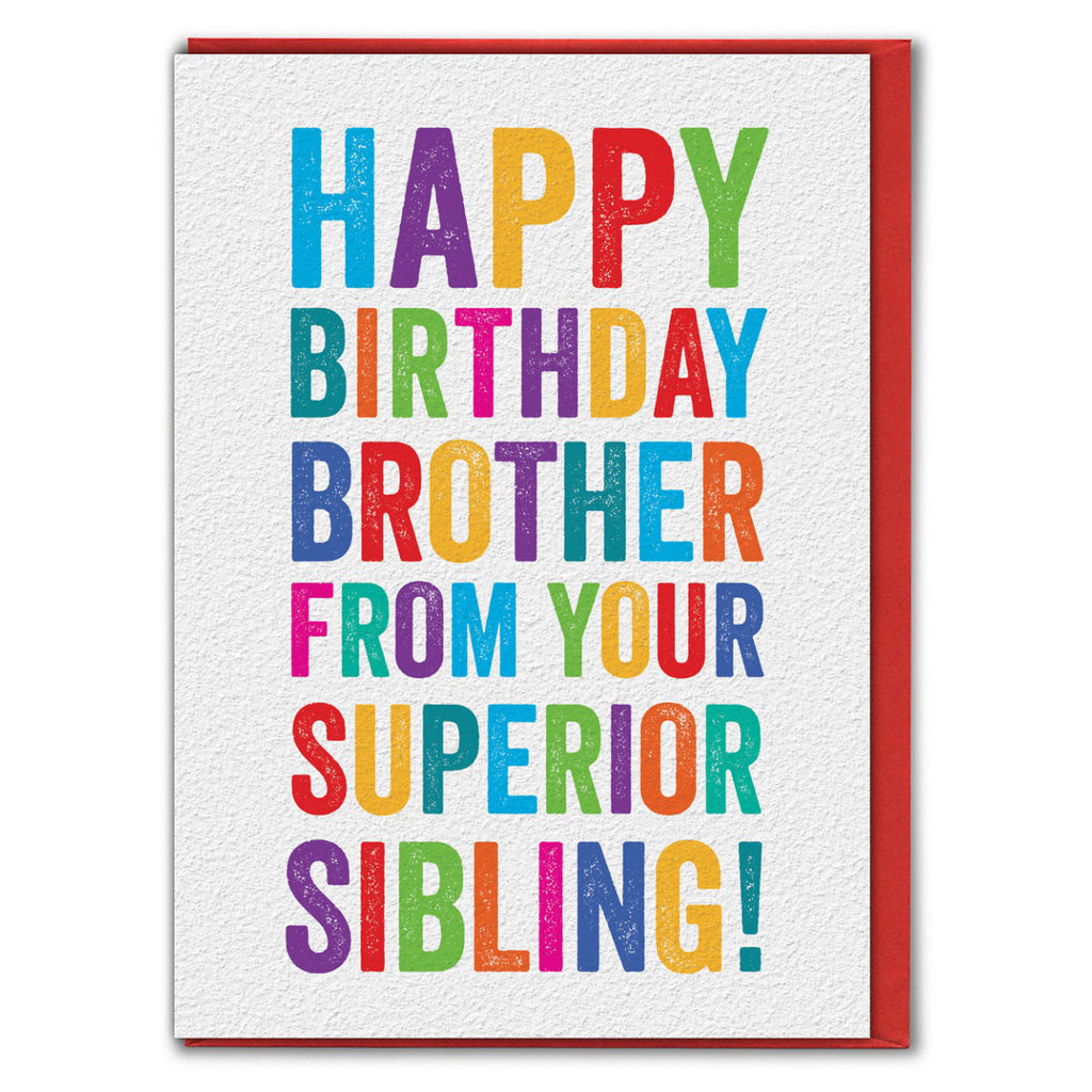Brother From Superior Sibling Card