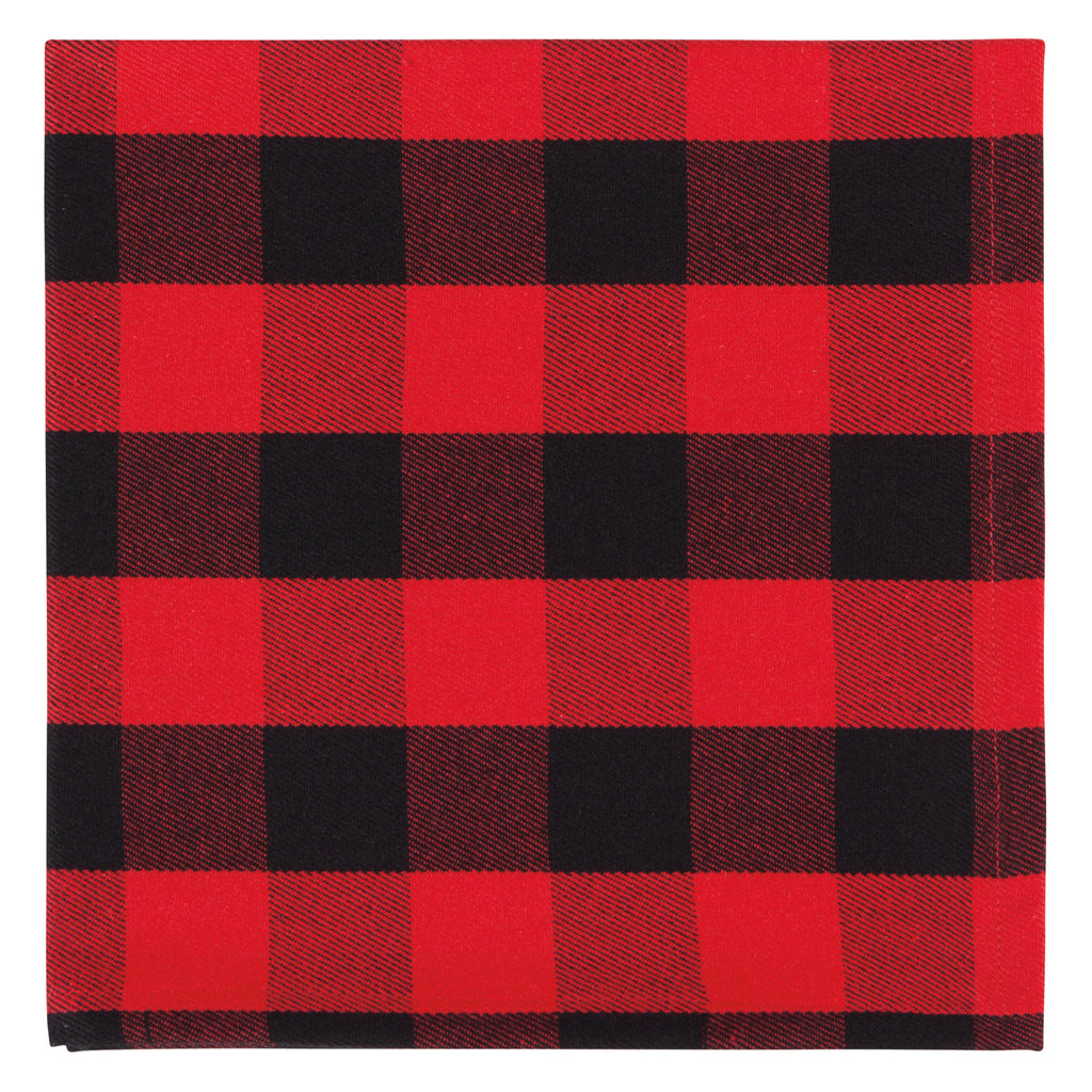 Buffalo Plaid Second Spin Napkins Set of 4 Unfolded