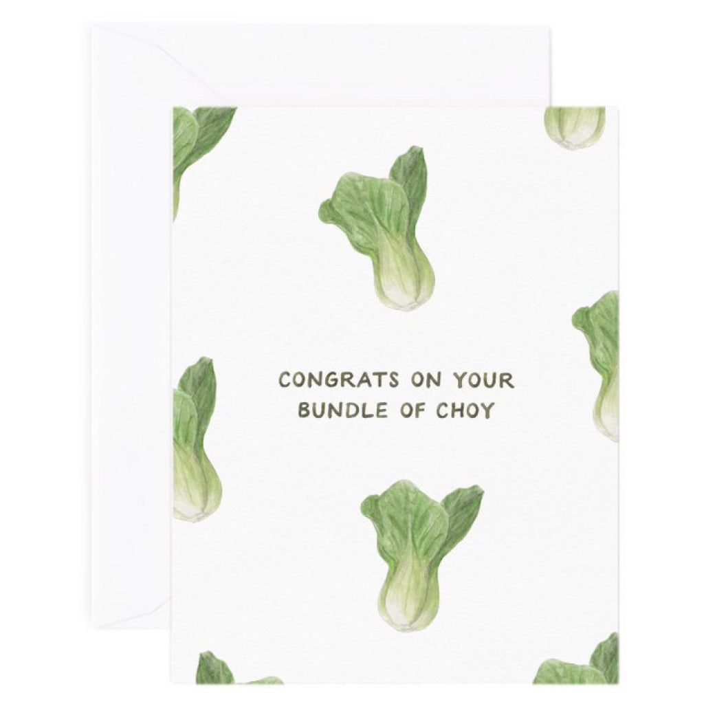 Bundle of Choy New Baby Card
