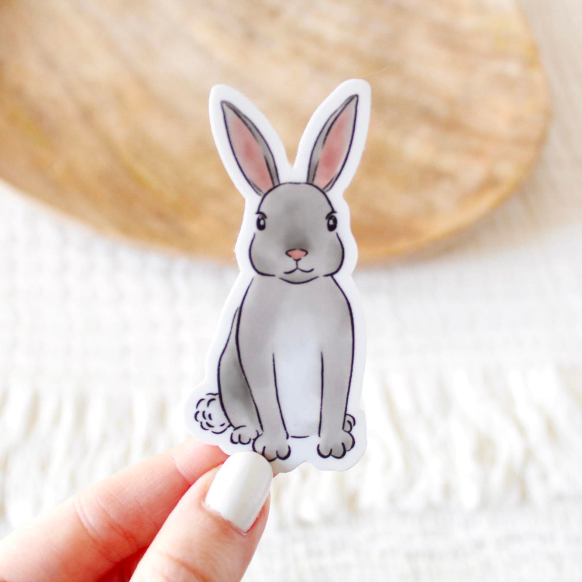 Bunny Sticker | Elyse Breanne Design – Outer Layer