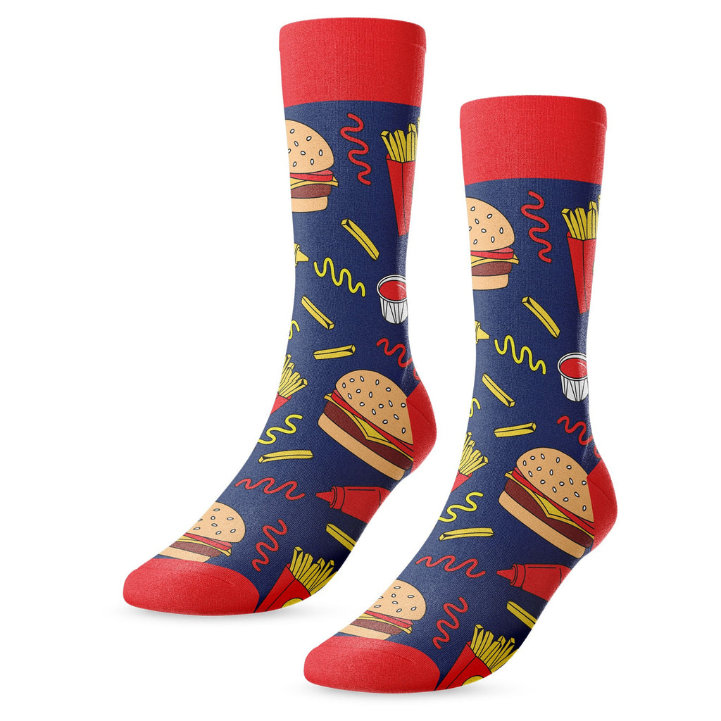 Burger  Fries Socks Alternate