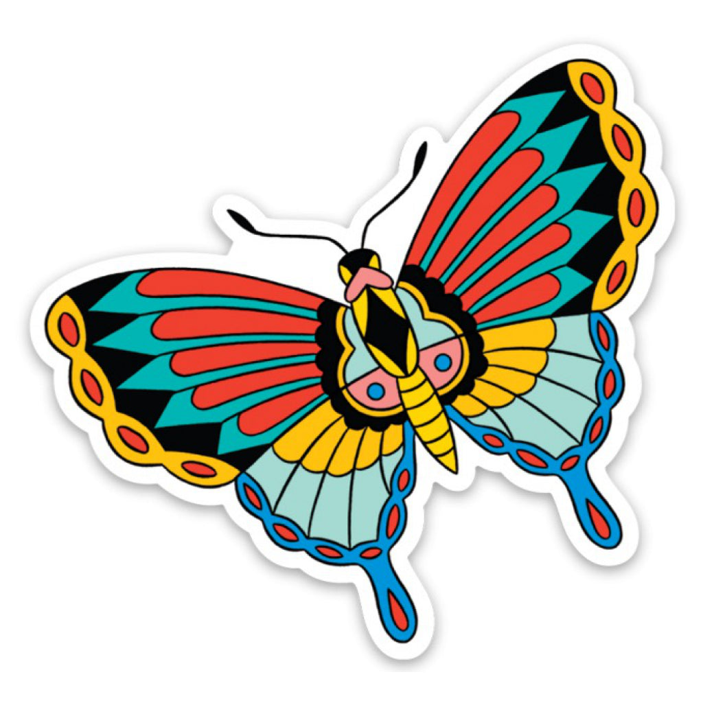 Butterfly Tattoo Art Sticker