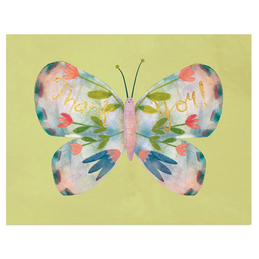 Butterfly Wings Thank You Card.