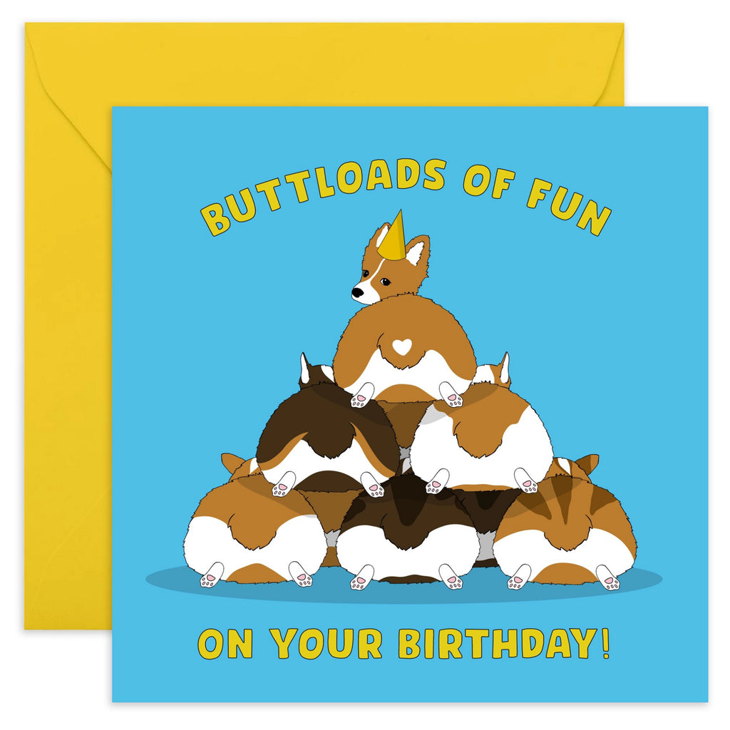 Buttloads of Fun Birthday Card