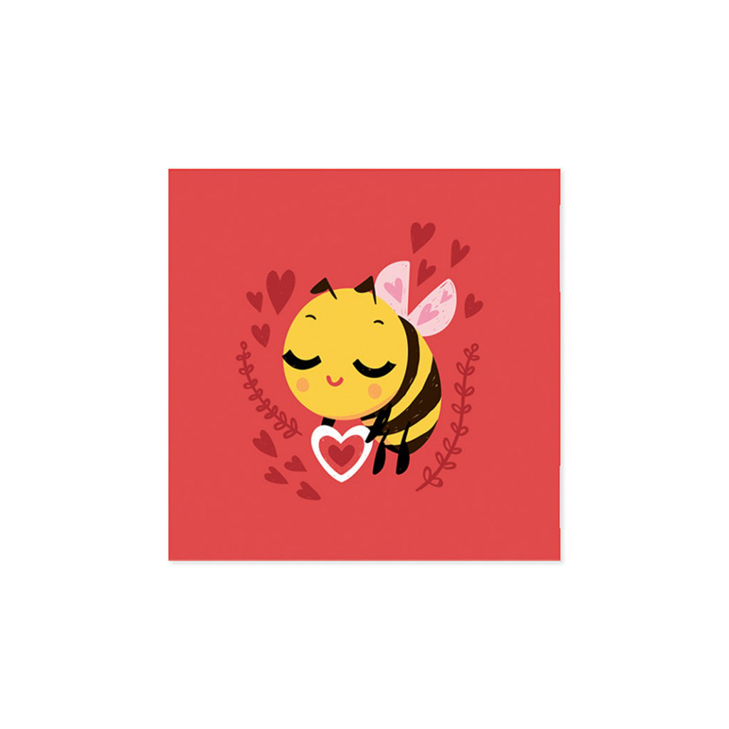 Buzz Love Valentine Pop-Up Card Front