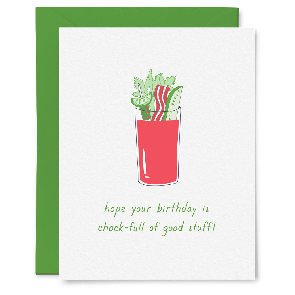 CaesarBloody Mary Drink Birthday Card